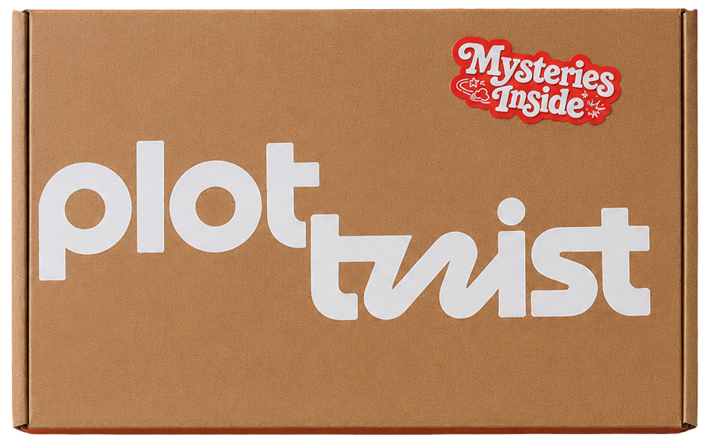Plot Twist printed box and clue material